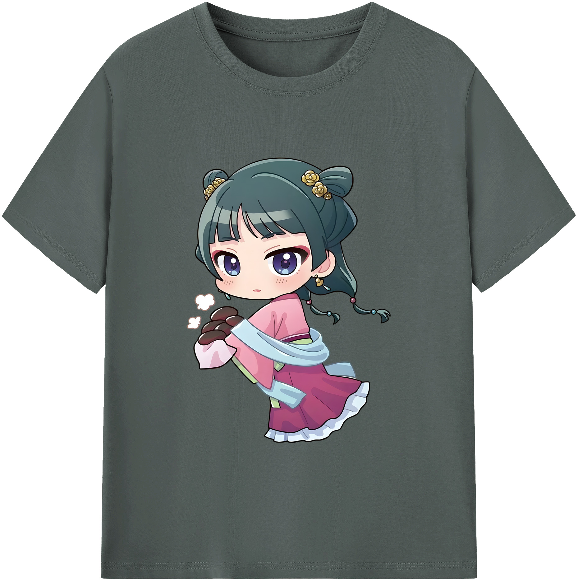 （画像用） 薬屋のひとりごと The Apothecary Diaries 綿100％ メンズ半袖Tシャツ｜肌触りやわらか＆通気性